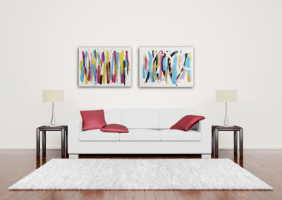 Painting – Get in Line Pink (set)