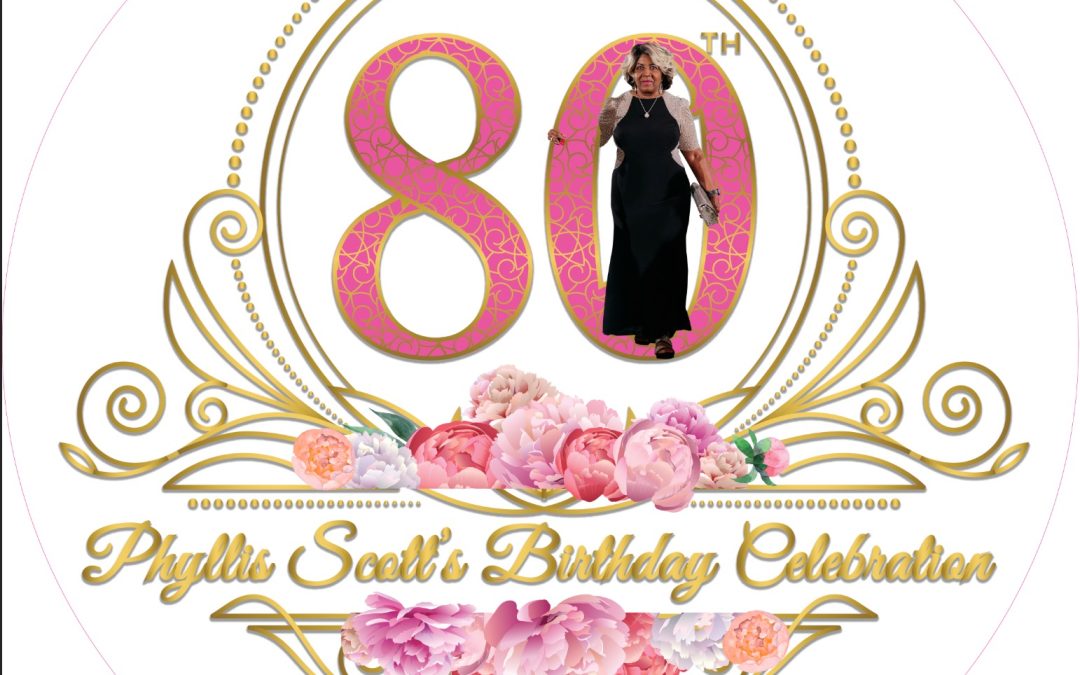 Photo Backdrop & Signage – 80th Birthday